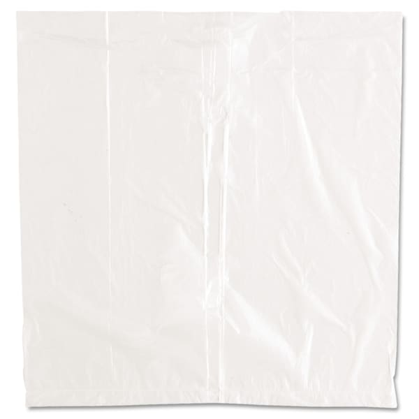 Inteplast Group Ice Bucket Liner Bags, 3 qt, 0.24 mil, 12" x 12", Clear